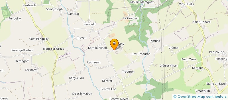 localisation de l'entreprise ADEL SERVICES à PLONEOUR LANVERN