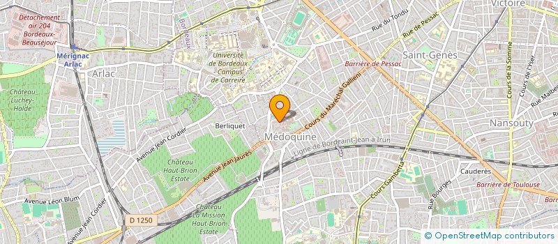 localisation de l'entreprise ADEL VTC  BORDEAUX