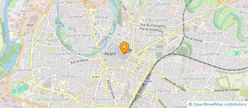localisation de l'entreprise ADELA  NIORT