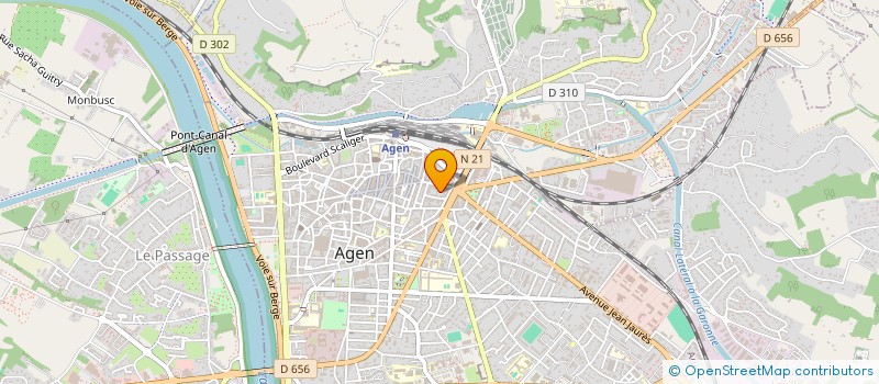 localisation de l'entreprise ADELAIDE  AGEN