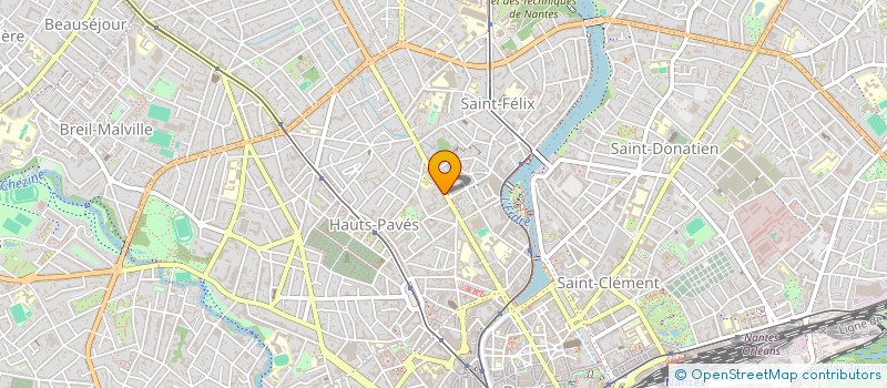 localisation de l'entreprise ADELAIDE à NANTES