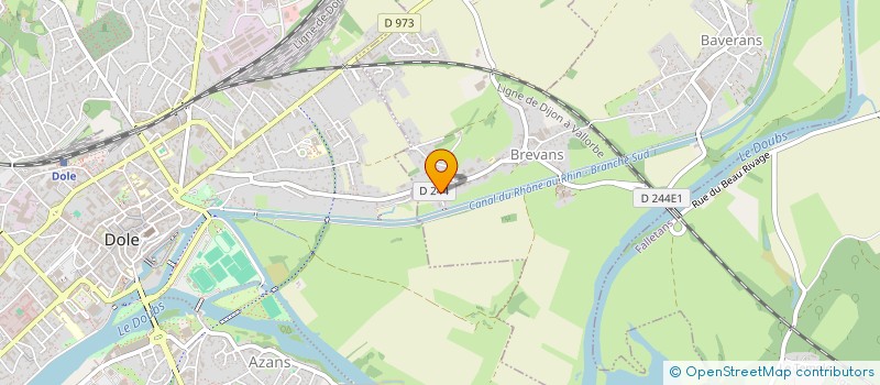 localisation de l'entreprise ADELAIDE  BREVANS