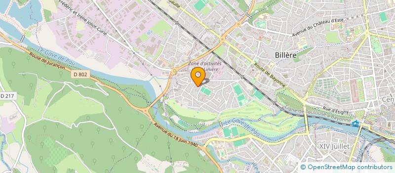 localisation de l'entreprise ADELAIDE  BILLERE