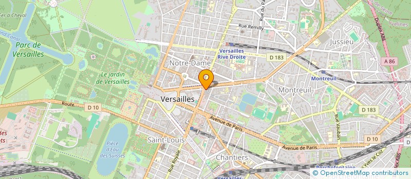 localisation de l'entreprise ADELAIDE CAFE à VERSAILLES