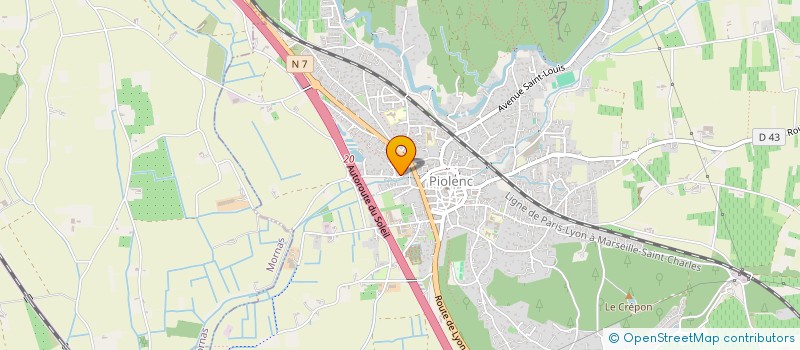 localisation de l'entreprise ADELANTE à PIOLENC