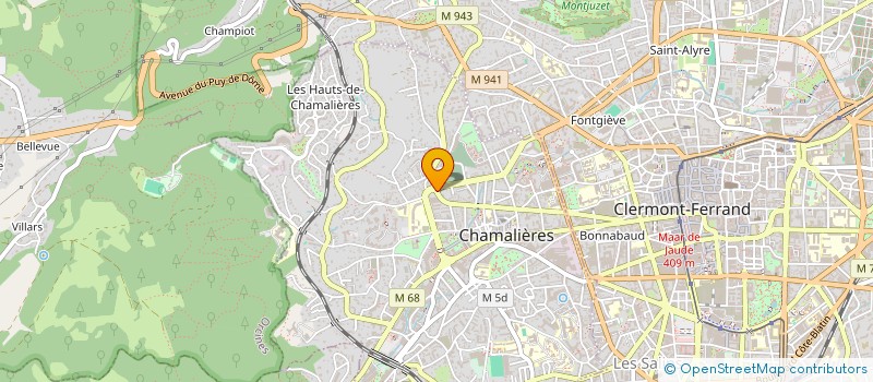 localisation de l'entreprise ADELANTE à CHAMALIERES