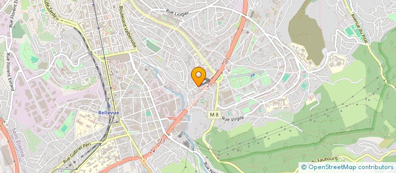 localisation de l'entreprise ADELANTE ZAPARINQUI  SAINT-ETIENNE