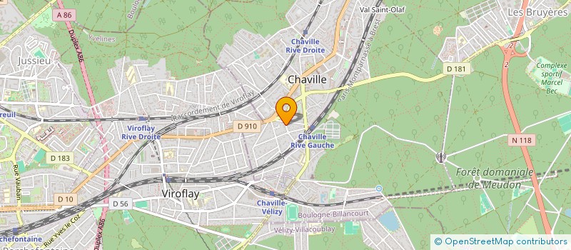 localisation de l'entreprise ADELARCHT01 à CHAVILLE