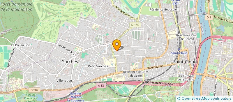 localisation de l'entreprise ADELATHE à SAINT-CLOUD