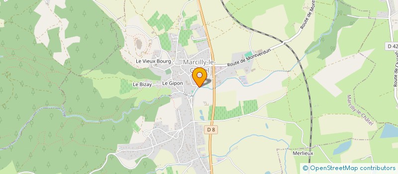 localisation de l'entreprise ADELAUR  MARCILLY-LE-CHATEL