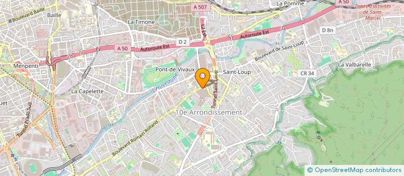 localisation de l'entreprise ADELE 26 à MARSEILLE