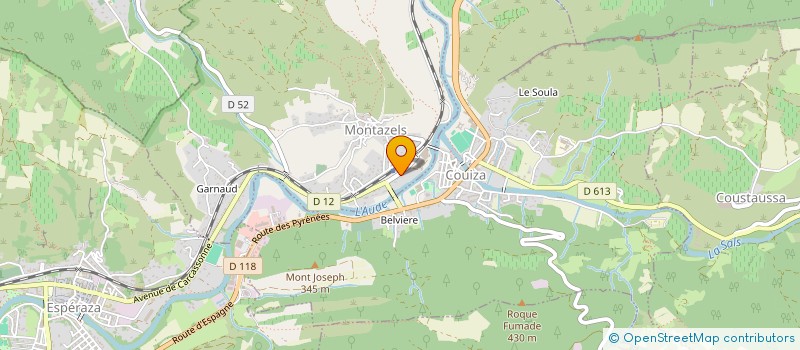 localisation de l'entreprise ADELE à MONTAZELS