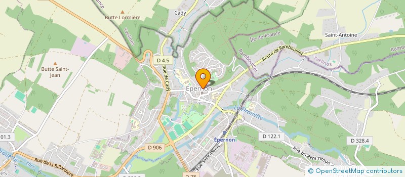 localisation de l'entreprise ADELE à EPERNON