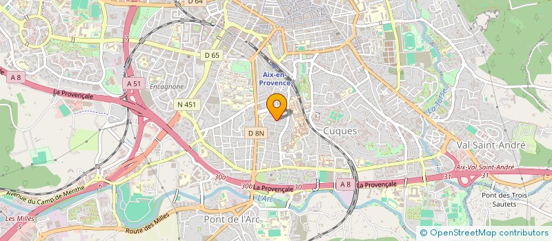 localisation de l'entreprise ADELE à AIX-EN-PROVENCE