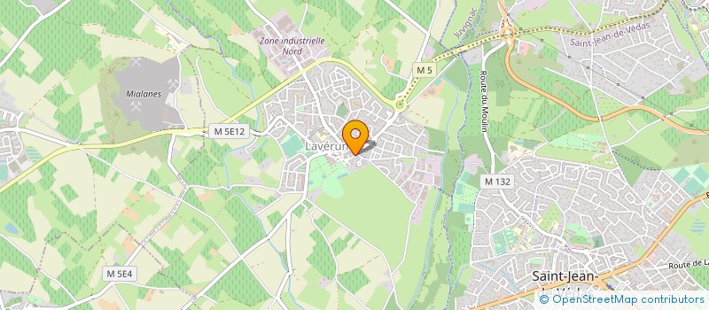 localisation de l'entreprise ADELE IMMOBILIER  LAVERUNE