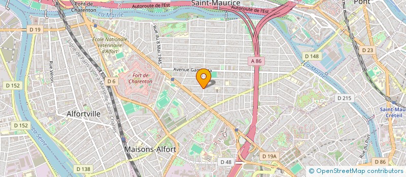 localisation de l'entreprise ADELE LOGISTIC à MAISONS-ALFORT