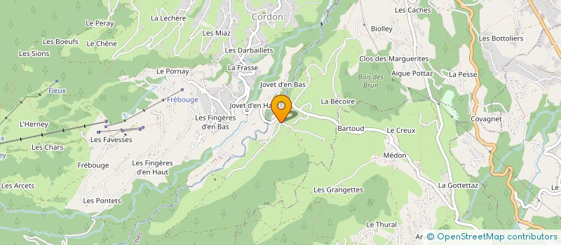 localisation de l'entreprise ADELEA à SALLANCHES