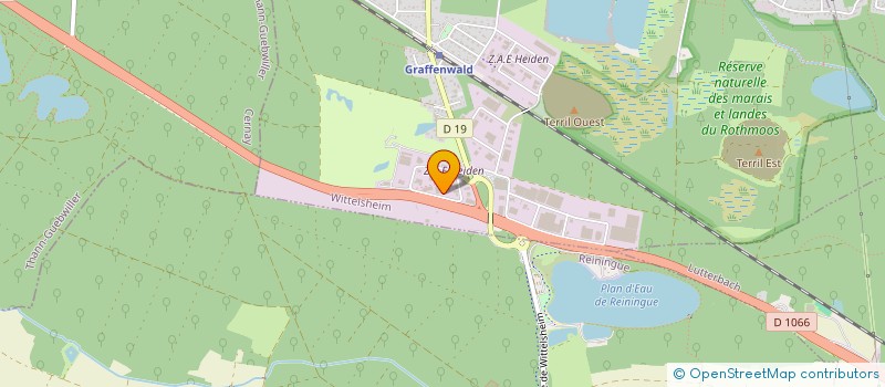 localisation de l'entreprise ADELEC  WITTELSHEIM