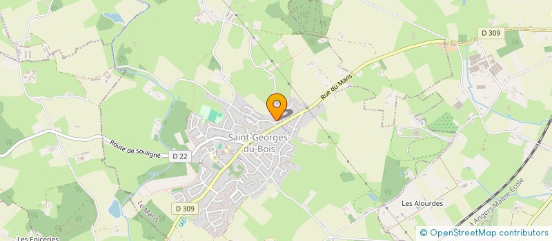 localisation de l'entreprise ADELEN à SAINT-GEORGES-DU-BOIS