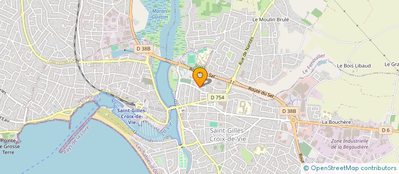 localisation de l'entreprise ADELFATIM à SAINT-GILLES-CROIX-DE-VIE