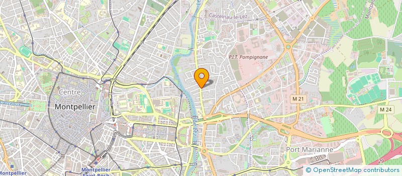 localisation de l'entreprise ADELFI à MONTPELLIER