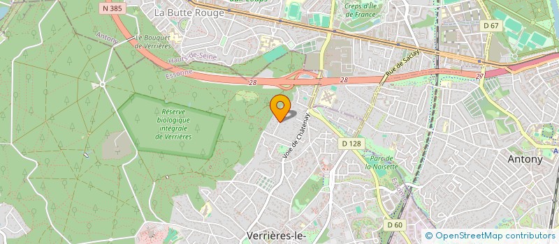 localisation de l'entreprise ADELFOS à VERRIERES-LE-BUISSON