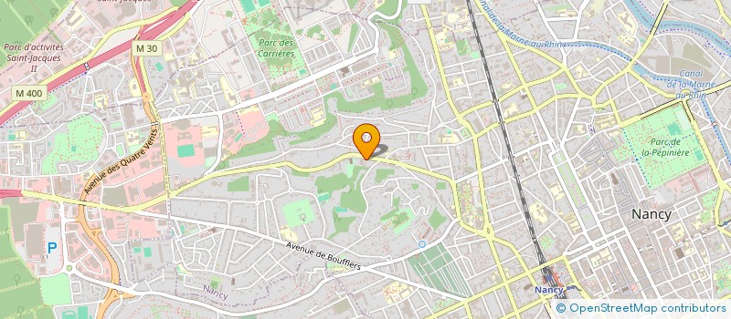 localisation de l'entreprise ADELI  NANCY