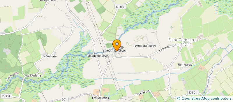 localisation de l'entreprise ADELI  SAINT-GERMAIN-SUR-SEVES