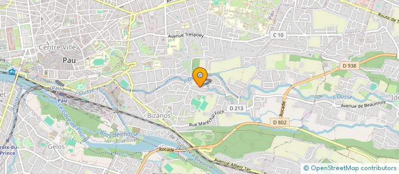 localisation de l'entreprise ADELI à BIZANOS