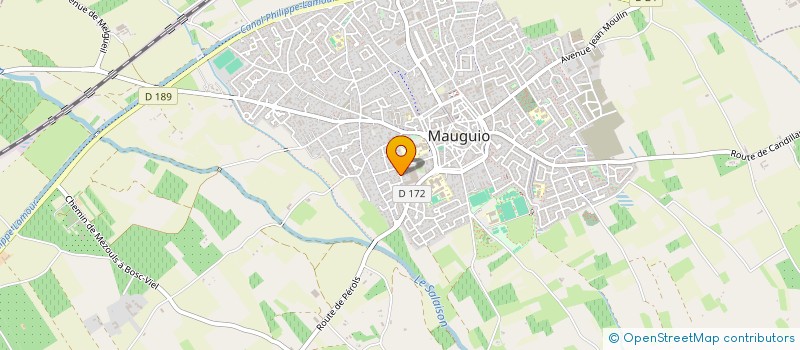 localisation de l'entreprise ADELI  MAUGUIO