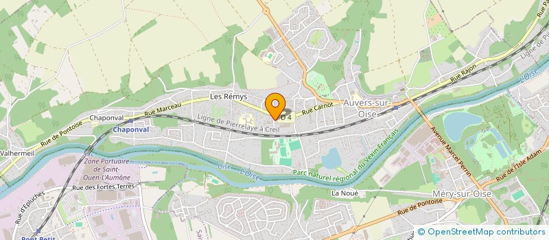 localisation de l'entreprise ADELI  AUVERS-SUR-OISE