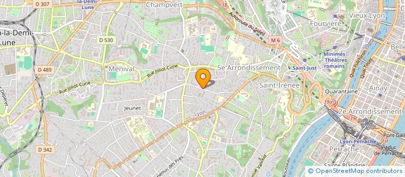 localisation de l'entreprise ADELI&CO à LYON