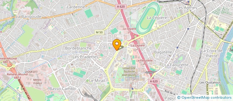 localisation de l'entreprise ADELIA à TOULOUSE