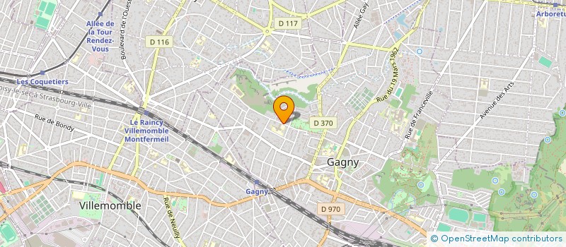 localisation de l'entreprise ADELIA  GAGNY