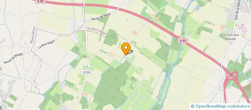 localisation de l'entreprise ADELIA  BEAUFORT-EN-ANJOU