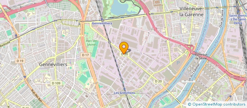 localisation de l'entreprise ADELIA MEDICAL à GENNEVILLIERS