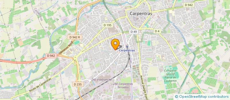 localisation de l'entreprise ADELIAM  CARPENTRAS