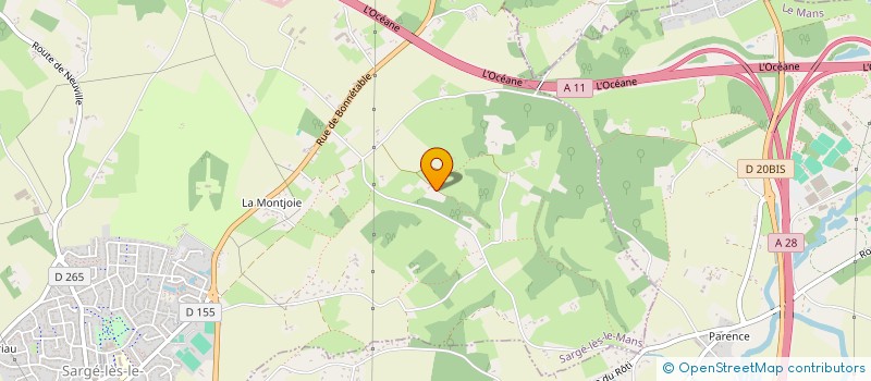 localisation de l'entreprise ADELICA  SARGE-LES-LE-MANS