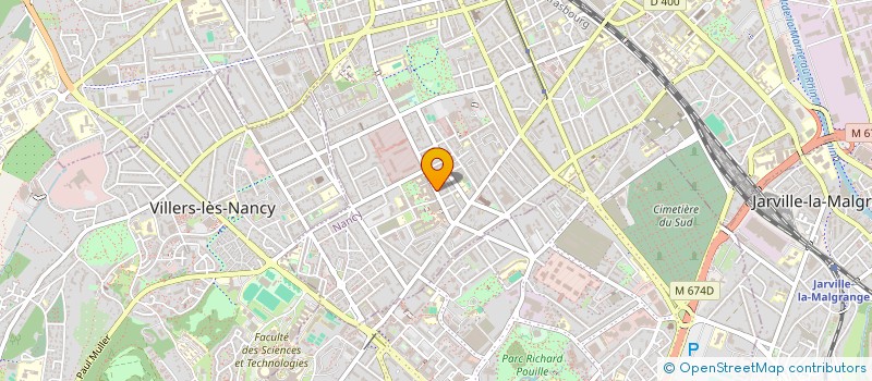 localisation de l'entreprise ADELICO à NANCY