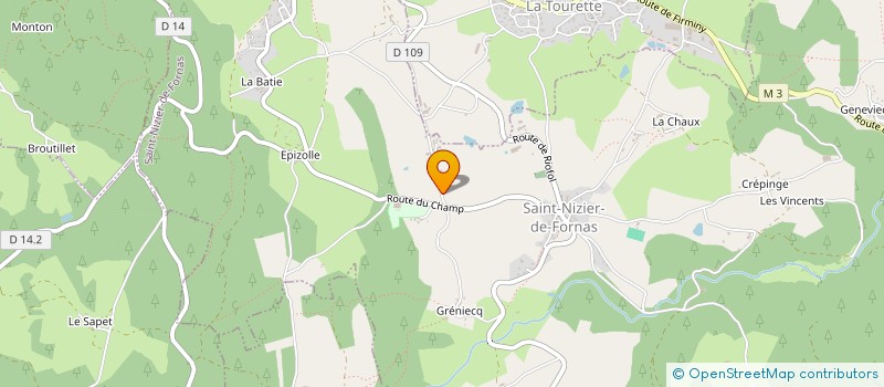 localisation de l'entreprise ADELIE  SAINT-NIZIER-DE-FORNAS