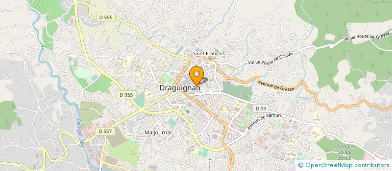 localisation de l'entreprise ADELIE VOYAGES à DRAGUIGNAN