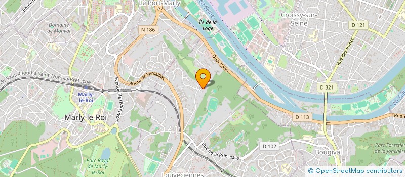 localisation de l'entreprise ADELIMMO  LOUVECIENNES