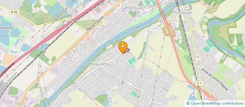 localisation de l'entreprise ADELINA à ROQUETTES