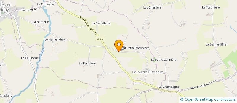 localisation de l'entreprise ADELINA  LE MESNIL-ROBERT