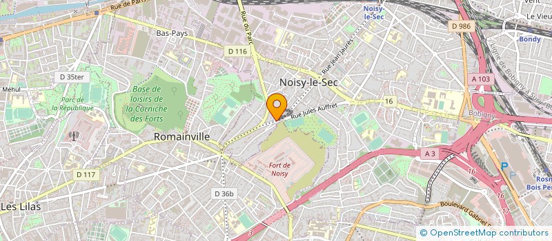 localisation de l'entreprise ADELINA ASSOCIES à NOISY-LE-SEC