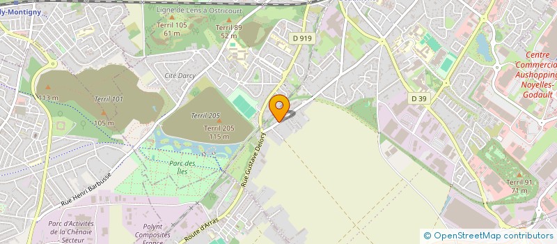 localisation de l'entreprise ADELINE à HENIN-BEAUMONT