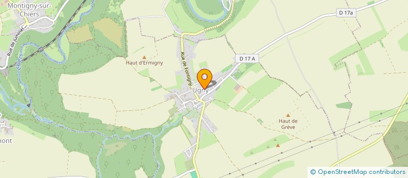 localisation de l'entreprise ADELINE  UGNY