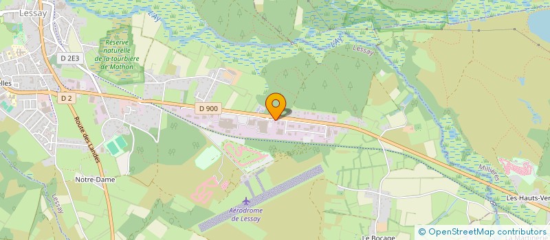 localisation de l'entreprise ADELINE 50  LESSAY