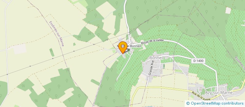 localisation de l'entreprise ADELINE  BONNEIL