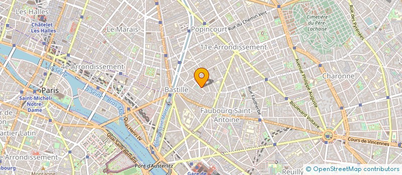 localisation de l'entreprise ADELINE AFFRE  PARIS